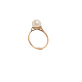 A 9ct Gold Pearl Ring