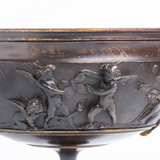 Antique 19th Century French Bronze Bowl By Ferdinand Barbedienne