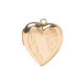 Vintage 9ct Gold Back and Front Heart Locket