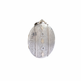 Vintage Victorian Style Sterling Silver Locket Necklace