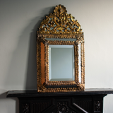 A 19th Century French Brass Repousse Mirror