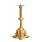 A 19th Century French Brass Candlesticks