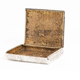 Antique Silver and Gold Samorodok Diamond Cigarette Case