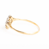 Art Deco 18ct Gold Diamond Daisy Ring