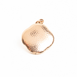 Art Nouveau Gold Plated Pendant With A Ruby