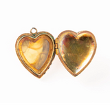 Vintage 9ct Gold Back and Front Heart Locket