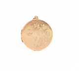 Victorian 9ct Gold Front & Back Swallow Locket