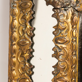 A 19th Century French Brass Repousse Mirror