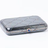 Attributed To Fabergé 18ct Gold And Diamond Gun Metal Cigarette Case, 1893