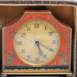 Art Deco Mappin & Webb Travel Clock with Folding Case Kienzle Movement