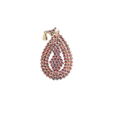 Vintage Bohemian Garnet Pear Shaped Pendant