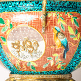 Antique Turquoise Jardienere By Jules Vieillard & Co, Bordeaux