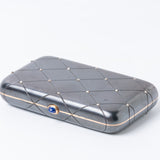 Attributed To Fabergé 18ct Gold And Diamond Gun Metal Cigarette Case, 1893
