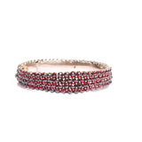 Antique Victorian Bohemian Garnet Bangle