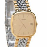 Vintage Omega De Ville Gold and Silver Tone Wristwatch