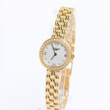 Vintage 18ct Gold and Diamond Longines Prestige Ladies Wristwatch