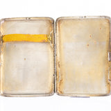 Antique Art Nouveau German Enamel Iris Cigarette Case