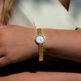 Vintage 18ct Gold and Diamond Longines Prestige Ladies Wristwatch