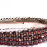 Antique Victorian Bohemian Garnet Bangle