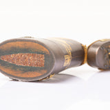 Antique Japanese Meiji Iron Gold and Silver Vesta Case By Komai Otojiro