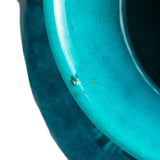 Antique Théodore Deck ‘Bleu Deck’ Large Turquoise Vase ca. 1867