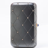 Attributed To Fabergé 18ct Gold And Diamond Gun Metal Cigarette Case, 1893