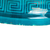 Antique Théodore Deck ‘Bleu Deck’ Large Turquoise Vase ca. 1867