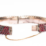 Antique Victorian Bohemian Garnet Bangle