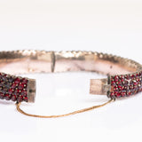 Antique Victorian Bohemian Garnet Bangle