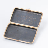 Attributed To Fabergé 18ct Gold And Diamond Gun Metal Cigarette Case, 1893
