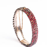 Antique Victorian Bohemian Garnet Bangle