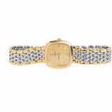 Vintage Omega De Ville Two-Tone Gold and Silver Ladies Wristwatch