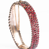 Antique Victorian Bohemian Garnet Bangle