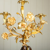 A Pair of 19th Century French Gilt Bronze Figural Candelabra In The Manner Of Clodion