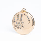 Antique Victorian Floral Locket Pendant