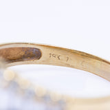 Vintage Art Deco Style 18ct Gold Diamond Pave Ring
