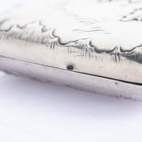 Antique Art Nouveau German Sunflower Cigarette Case
