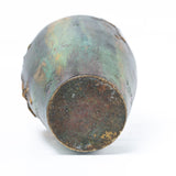 Antique Art Nouveau Bronze Floral Vase By Frédéric Debon