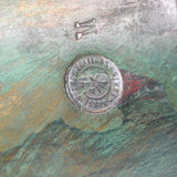 Antique Art Nouveau Bronze Floral Vase By Frédéric Debon