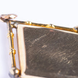 Antique Edwardian 9ct Gold Front & Back Swallow Locket