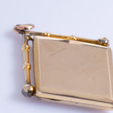 Antique Edwardian 9ct Gold Front & Back Swallow Locket