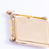 Antique Edwardian 9ct Gold Front & Back Swallow Locket