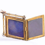 Antique Edwardian 9ct Gold Front & Back Swallow Locket