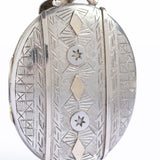 Vintage Victorian Style Sterling Silver Locket Necklace