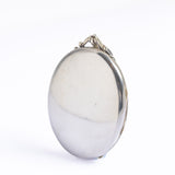 Vintage Victorian Style Sterling Silver Locket Necklace