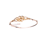 Antique Victorian 9ct Gold Turquoise and Pearl Bangle Bracelet
