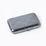 Attributed To Fabergé 18ct Gold And Diamond Gun Metal Cigarette Case, 1893