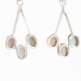 Sterling Silver Moonstone Earrings