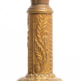 A 19th Century French Brass Candlesticks