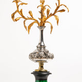 A 19th century French Ormolu and Marble Candelabra